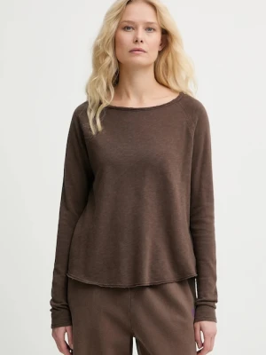 American Vintage longsleeve bawełniany T-SHIRT ML COL BATEAU