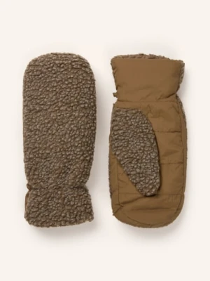 American Vintage Rękawiczki Hoktown Z Futerkiem Teddy braun