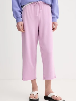 American Vintage spodnie dresowe damskie z bawełną