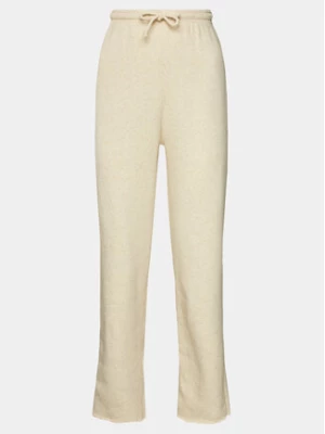 American Vintage Spodnie dresowe Itonay ITO05AE24 Écru Regular Fit