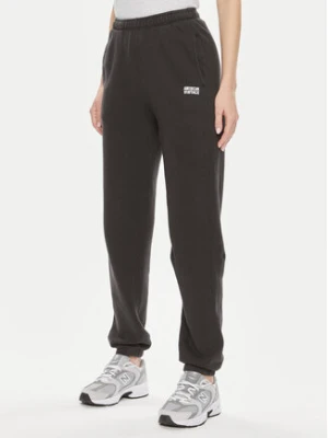 American Vintage Spodnie dresowe Izubird IZU05BH23 Czarny Regular Fit