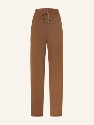 American Vintage Spodnie Dzianinowe W Stylu Joggingowym braun