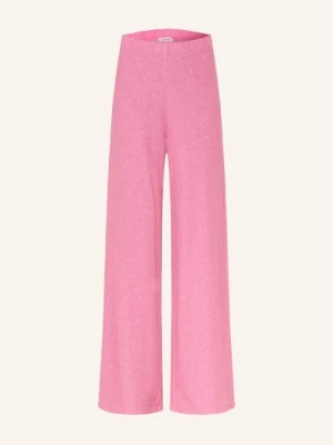 American Vintage Spodnie Frotte Cluway pink