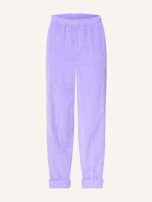 American Vintage Spodnie Sztruksowe Padow lila