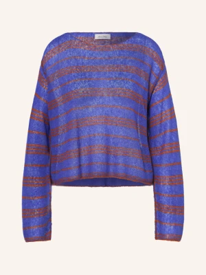 American Vintage Sweter Bodyrow blau