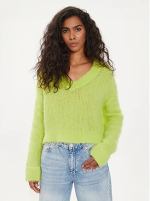 American Vintage Sweter Bymi BYM18AE24 Zielony Regular Fit