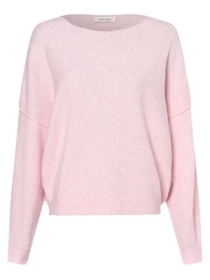 american vintage Sweter damski Kobiety Sztuczne włókno różowy jednolity, XS/S