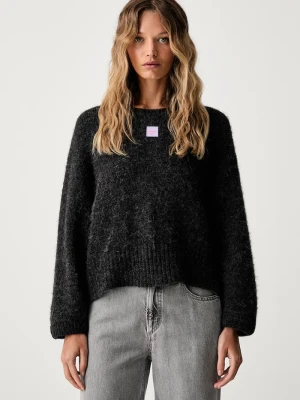 American Vintage sweter damski z wełną szary