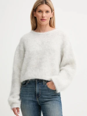 American Vintage sweter damski z wełną szary