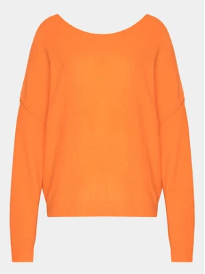 American Vintage Sweter Damsville DAM225E24 Pomarańczowy Regular Fit