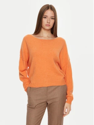 American Vintage Sweter Damsville DAM225H24 Pomarańczowy Loose Fit