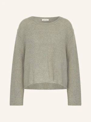 American Vintage Sweter Vitow Z Alpaki gruen KHAKI