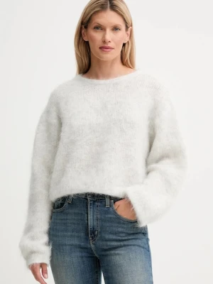 American Vintage sweter wełniany damski kolor szary NIB18A