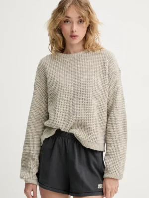 American Vintage sweter z domieszką wełny damski kolor beżowy CRA18AE25