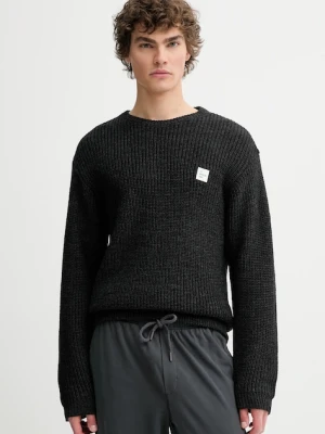 American Vintage sweter z domieszką wełny męski kolor szary MCRA18AE25