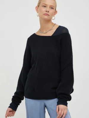 American Vintage sweter z domieszką wełny PULL ML COL BATEAU