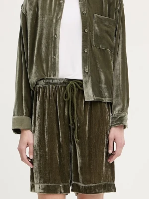 American Vintage szorty dresowe damskie welurowe