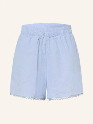 American Vintage Szorty Feoly Z Koronką blau