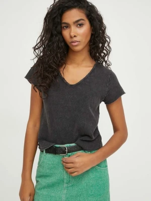 American Vintage t-shirt bawełniany T-SHIRT MC COL V