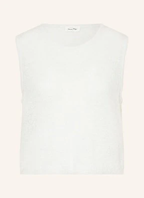 American Vintage Top Z Dzianiny Dumy grau