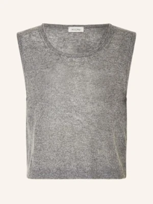 American Vintage Top Z Dzianiny Dumy lila