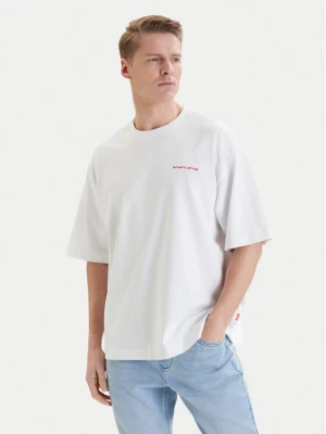 Americanos T-Shirt W126-AMMTS-1017-01X Biały Regular Fit