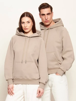 AMI Paris Bluza AMI DE COEUR | Regular Fit beżowy
