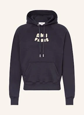 Ami Paris Bluza Z Kapturem blau