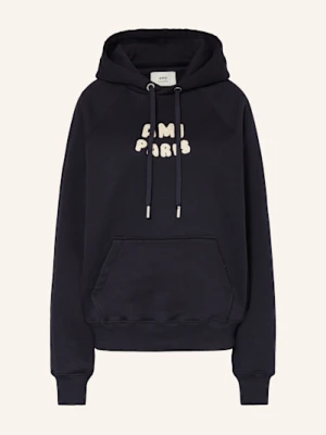 Ami Paris Bluza Z Kapturem blau