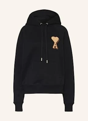 Ami Paris Bluza Z Kapturem schwarz