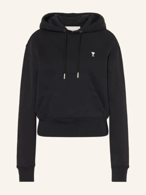 Ami Paris Bluza Z Kapturem schwarz CZARNY