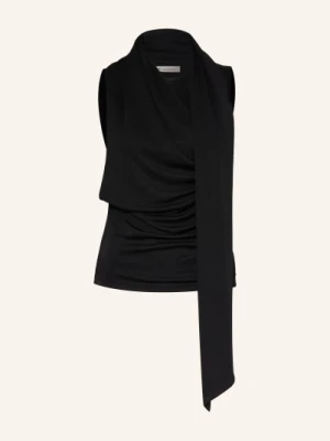 Ami Paris Bluzka Z Kokardą schwarz