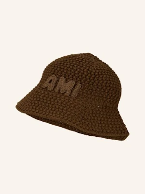 Ami Paris Czapka Rybacka braun
