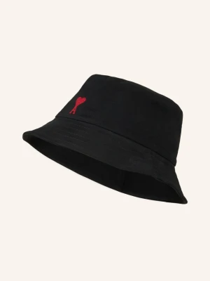 Ami Paris Czapka Rybacka schwarz CZARNY