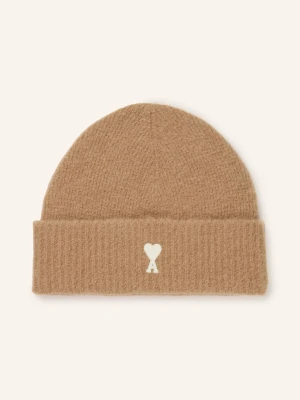 Ami Paris Czapka Z Alpaki beige