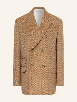 Ami Paris Długa Marynarka beige