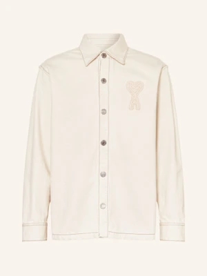 Ami Paris Jeansowa Koszula Wierzchnia beige