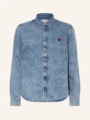 Ami Paris Jeansowa Koszula Wierzchnia blau