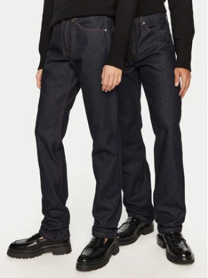 AMI Paris Jeansy HTR001.DE0011 Granatowy Regular Fit