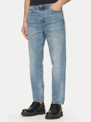 AMI PARIS Jeansy HTR103.DE0046 Niebieski Tapered Fit