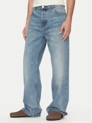 AMI PARIS Jeansy HTR450.DE0046 Niebieski Large Fit