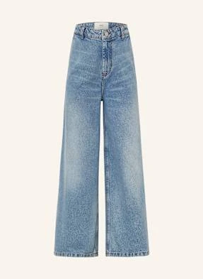 Ami Paris Jeansy Wide Leg weiss
