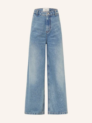 Ami Paris Jeansy Wide Leg weiss