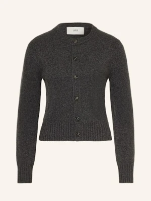Ami Paris Kardigan Z Kaszmiru grau