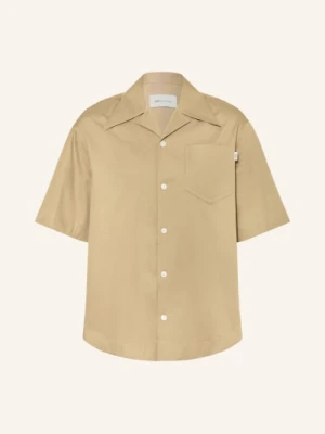 Ami Paris Koszula W Stylu Kurortowym O Luźnym Kroju beige