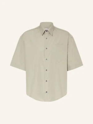 Ami Paris Koszula Z Krótkim Rękawem Comfort Fit beige