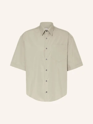 Ami Paris Koszula Z Krótkim Rękawem Comfort Fit beige JASNOZIELONY
