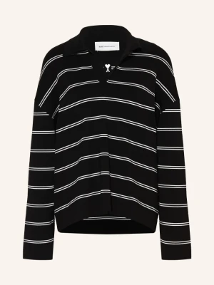 Ami Paris Koszulka Polo W Stylu Oversize schwarz