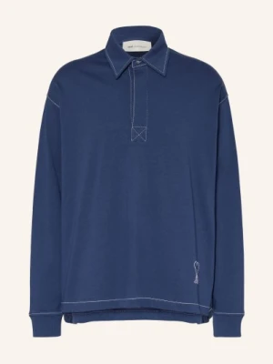 Ami Paris Koszulka Polo Z Dżerseju blau