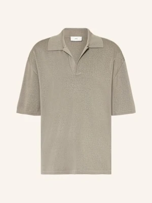 Ami Paris Koszulka Polo Z Dzianiny grau